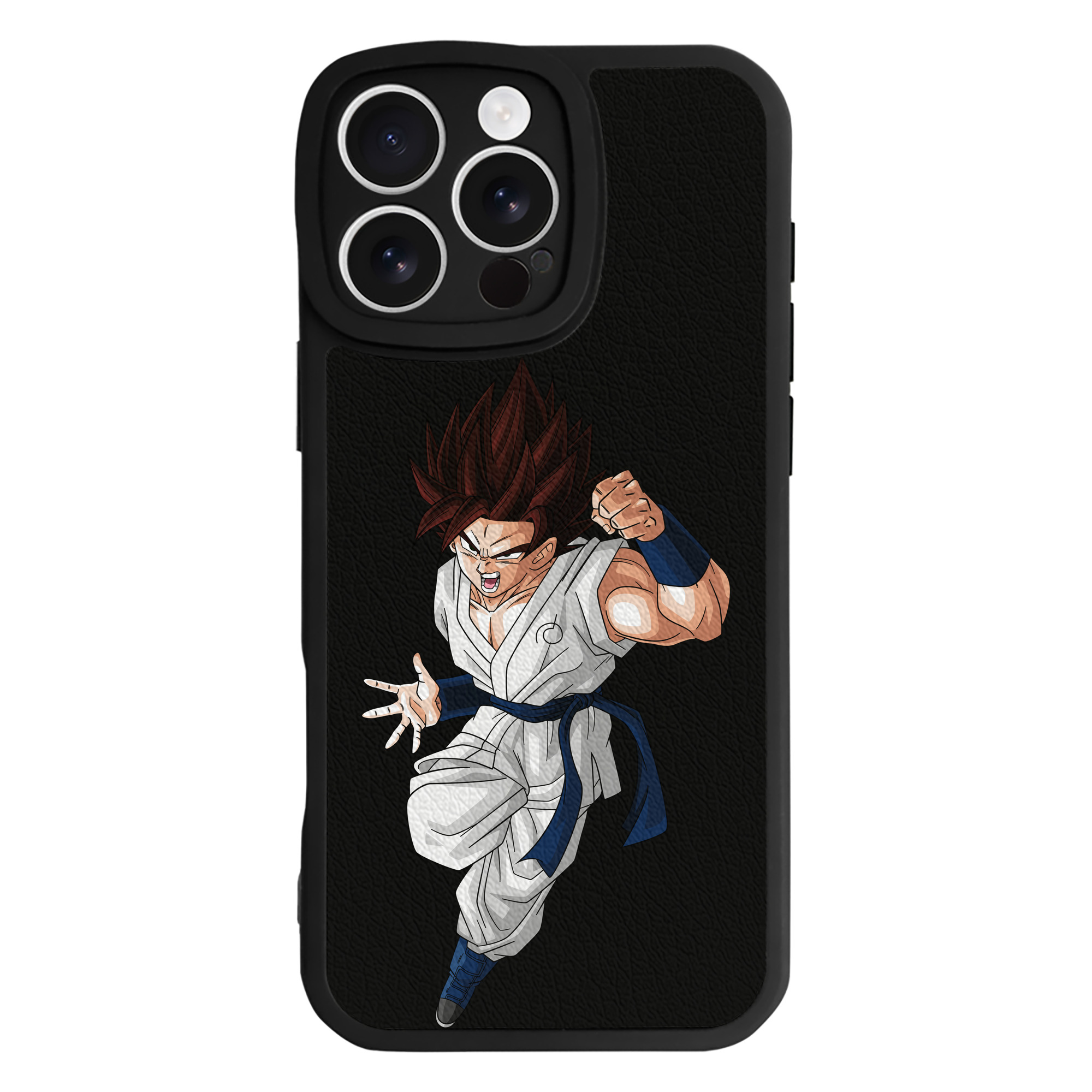 （画像用） ドラゴンボール 孫 悟飯（そんごはん）DRAGON BALL Son Gohan 【iPhone 16シリーズ対応】シリコンスマホケース（レザー調） 材質：シリコン